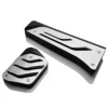 BMW 1 2 3 4 Series M Stainless Steel Gas Pedals Cover Set | E90 E91 E92 E93 E87 F20 F21 F30 F32 F36 F80 F82 325i 328i 330i 335i M3 M4
