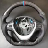 BMW 3 4 Series Flat-Bottom Carbon Fiber Steering Wheel | F30 F32 F34 F36 328i 330i 335i 428i 430i 435i