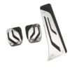 BMW 1 2 3 4 Series M Stainless Steel Gas Pedals Cover Set | E90 E91 E92 E93 E87 F20 F21 F30 F32 F36 F80 F82 325i 328i 330i 335i M3 M4 - Image 2